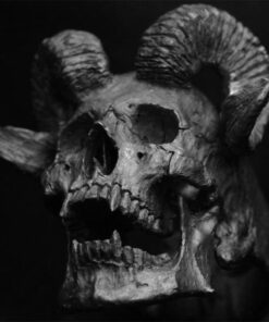 Bague gothique crane diable