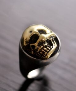 Bague skull argent