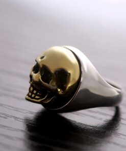 Bague skull argent véritable
