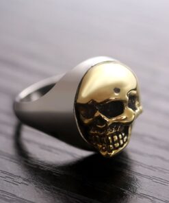 Bague skull en argent