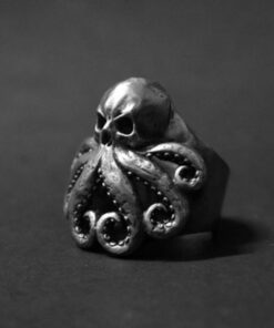 Bague tete de mort pirate marin
