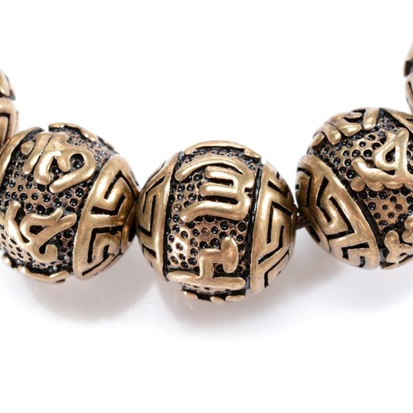 Bracelet bouddhiste perle cuivre