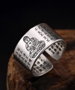 Bague bouddha redimensionnable