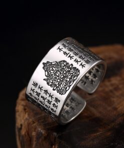 Bague bouddha zen