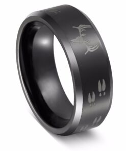 Bague cerf pour homme
