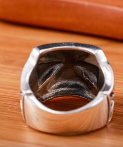 Bague croix de malte en argent