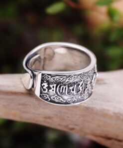 Bague de protection tibétaine ajustable