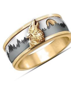 Bague du loup or
