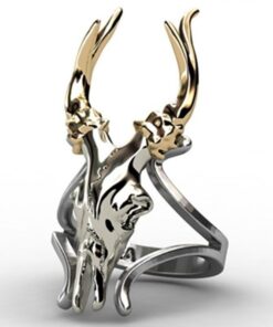 Bague en bois de cerf homme