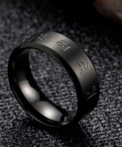 Bague tibet acier