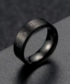 Bague tibet en acier inoxydable