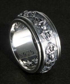 Bague tibétaine en argent