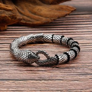 Bracelet forme serpent ouroboros