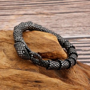 Bracelet forme serpent reptile