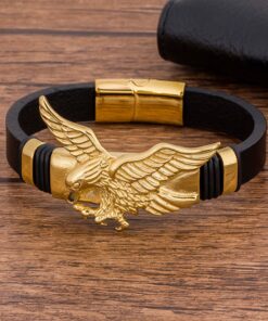 Bracelet indien doré et noir