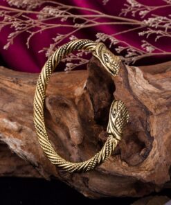 Bracelet jonc serpent